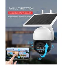 4G Sim Card Cloud Storage PTZ Solar CCTV Camera -Waterproof
